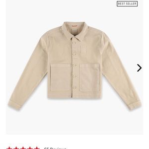 Topo Designs Dirt Jacket in White size M